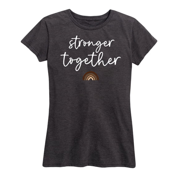 Instant Message - Stronger Together Rainbow - Women's Short Sleeve Graphic T-Shirt