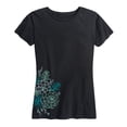 thumbnail image 1 of Instant Message - Succulent Cluster Outline Side Hit - Women's Short Sleeve Graphic T-Shirt, 1 of 5