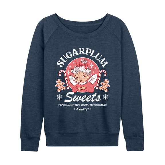 Instant Message - Sugarplum Sweets - Women's French Terry Long Sleeve Pullover
