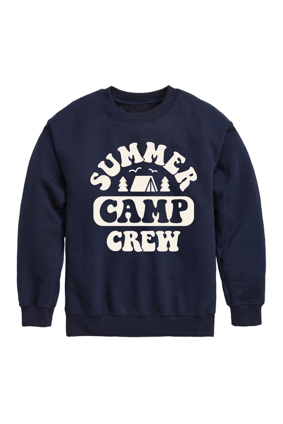 - Summer Camp Crew - Toddler & Youth Crewneck Fleece Sweatshirt