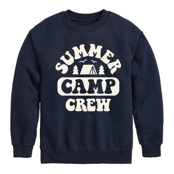 Instant Message - Summer Camp Crew - Toddler & Youth Crewneck Fleece Sweatshirt