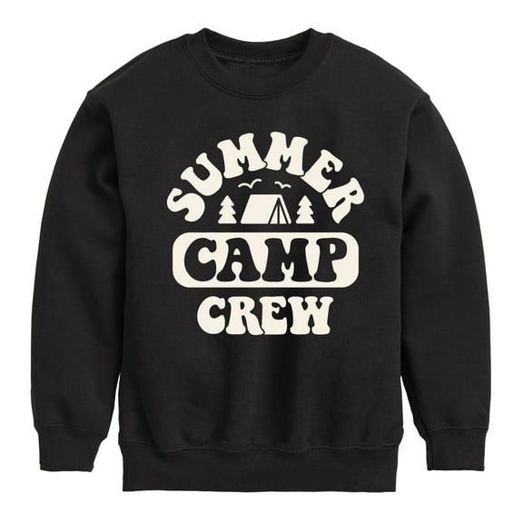 Instant Message - Summer Camp Crew - Toddler & Youth Crewneck Fleece Sweatshirt
