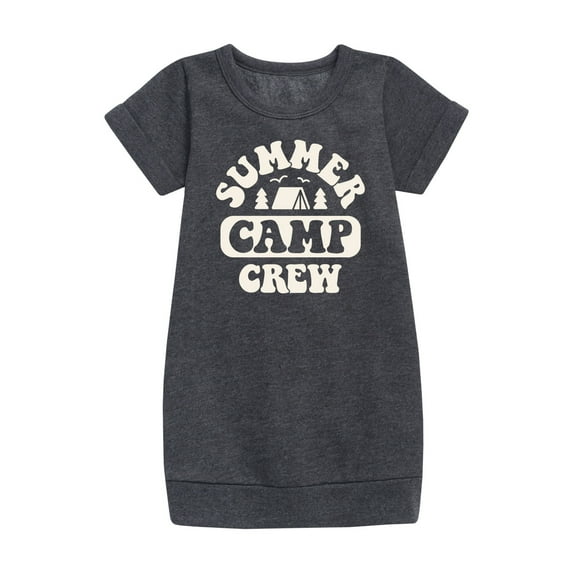 Instant Message - Summer Camp Crew - Toddler & Youth Girls Fleece Dress