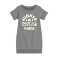 thumbnail image 1 of Instant Message - Summer Camp Crew - Toddler & Youth Girls Fleece Dress, 1 of 1
