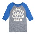 thumbnail image 1 of Instant Message - Summer Camp Crew - Toddler & Youth Raglan Graphic T-Shirt, 1 of 5