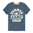 thumbnail image 1 of Instant Message - Summer Camp Crew - Toddler & Youth Short Sleeve Graphic T-Shirt, 1 of 6