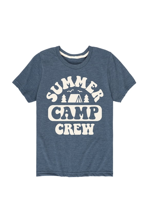 - Summer Camp Crew - Toddler & Youth Short Sleeve Graphic T-Shirt