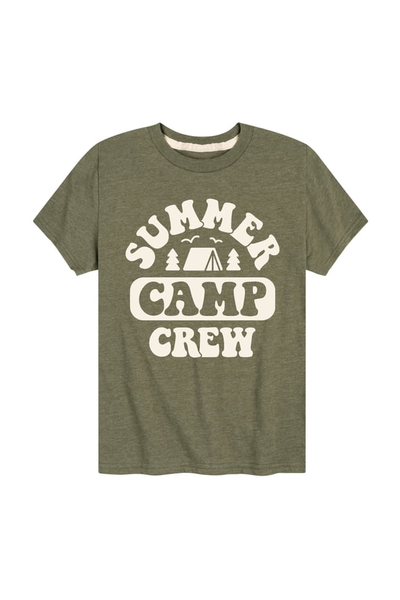 - Summer Camp Crew - Toddler & Youth Short Sleeve Graphic T-Shirt