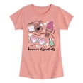 thumbnail image 1 of Instant Message - Summer Essentials - Youth Girls Fitted Short Sleeve T-Shirt, 1 of 5