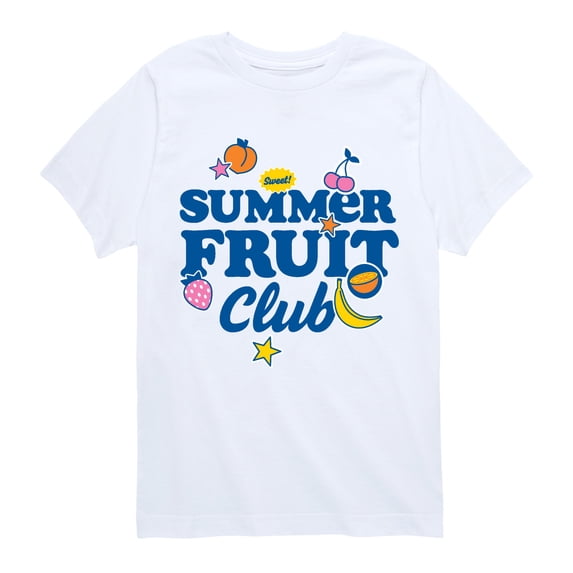 Instant Message - Summer Fruit Club Short Sleeve Graphic T-Shirt