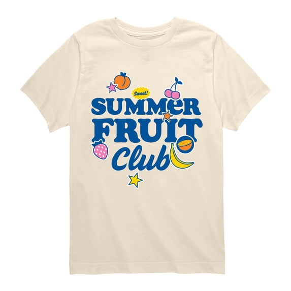 Instant Message - Summer Fruit Club Short Sleeve Graphic T-Shirt