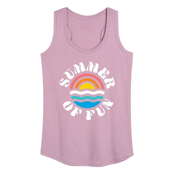 Instant Message - Summer Of Fun - Women's Racerback Tank Top