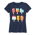 thumbnail image 1 of Instant Message - Summer Popsicles - Women's Short Sleeve Graphic T-Shirt, 1 of 5