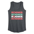thumbnail image 1 of Instant Message - Summer Watermelon Graphic Racerback Tank, 1 of 5