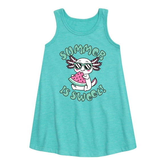 Instant Message - Summer is Sweet! - Toddler & Youth Girls A-line Dress