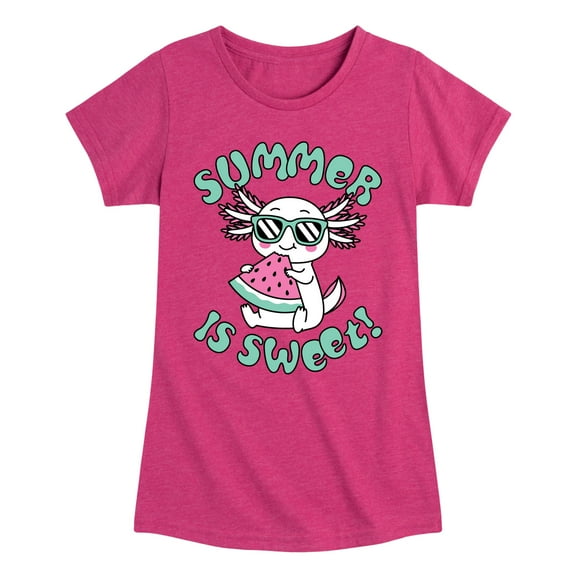 Instant Message - Summer is Sweet! - Toddler & Youth Girls Short Sleeve Graphic T-Shirt