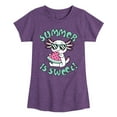 thumbnail image 1 of Instant Message - Summer is Sweet! - Toddler & Youth Girls Short Sleeve Graphic T-Shirt, 1 of 6