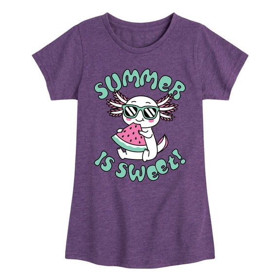 Instant Message - Summer is Sweet! - Toddler & Youth Girls Short Sleeve Graphic T-Shirt
