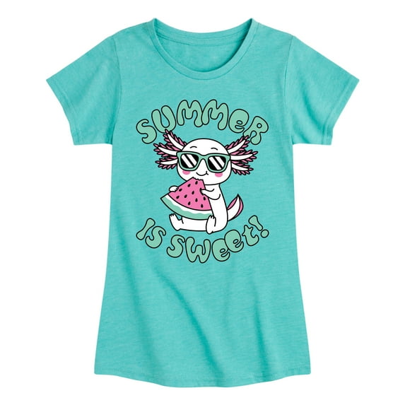 Instant Message - Summer is Sweet! - Toddler & Youth Girls Short Sleeve Graphic T-Shirt