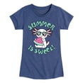 thumbnail image 1 of Instant Message - Summer is Sweet! - Toddler & Youth Girls Short Sleeve Graphic T-Shirt, 1 of 6