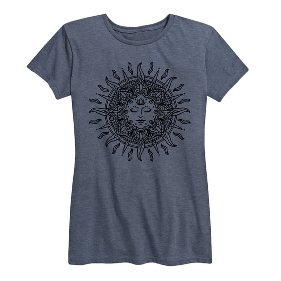 Instant Message - Sun Decorative - Women's Short Sleeve Graphic T-shirt