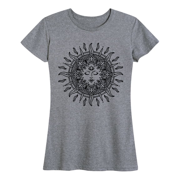 Instant Message - Sun Decorative - Women's Short Sleeve Graphic T-shirt
