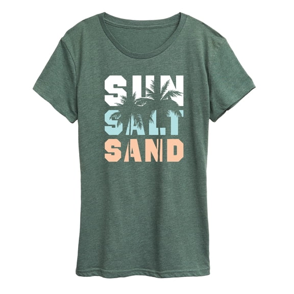 Instant Message - Sun Salt Sand - Women's Short Sleeve Graphic T-Shirt
