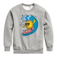 thumbnail image 1 of Instant Message - Sun Surfer - Toddler & Youth Crewneck Fleece Sweatshirt, 1 of 6