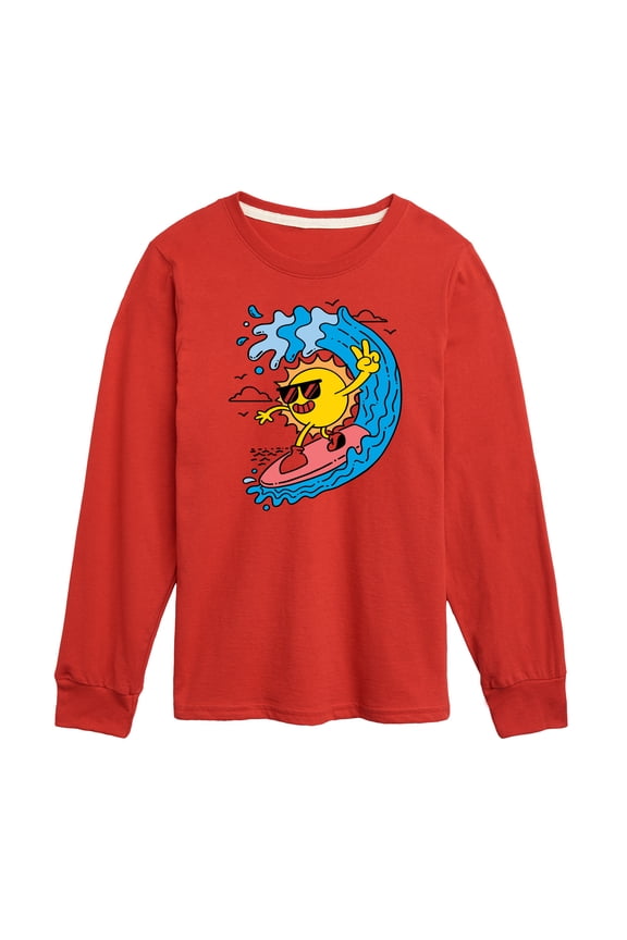 - Sun Surfer - Toddler & Youth Long Sleeve Graphic T-Shirt