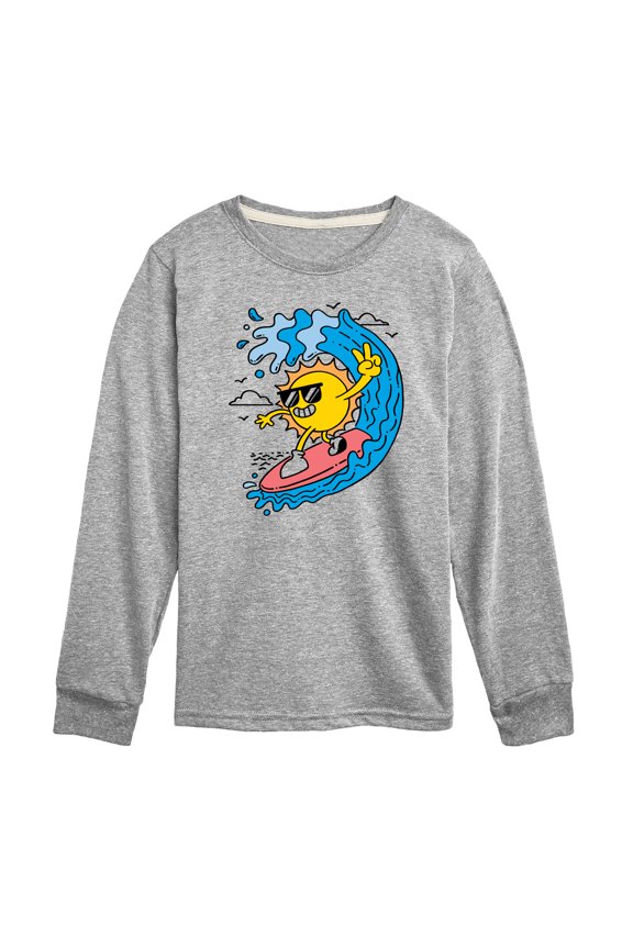 - Sun Surfer - Toddler & Youth Long Sleeve Graphic T-Shirt
