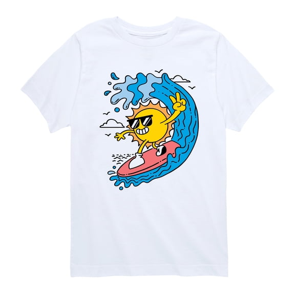 Instant Message - Sun Surfer Short Sleeve Graphic T-Shirt