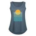 thumbnail image 1 of Instant Message - Sun Waves - Women's Racerback Tank Top, 1 of 5