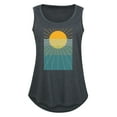 thumbnail image 1 of Instant Message - Sun Waves - Women's Racerback Tank Top, 1 of 5