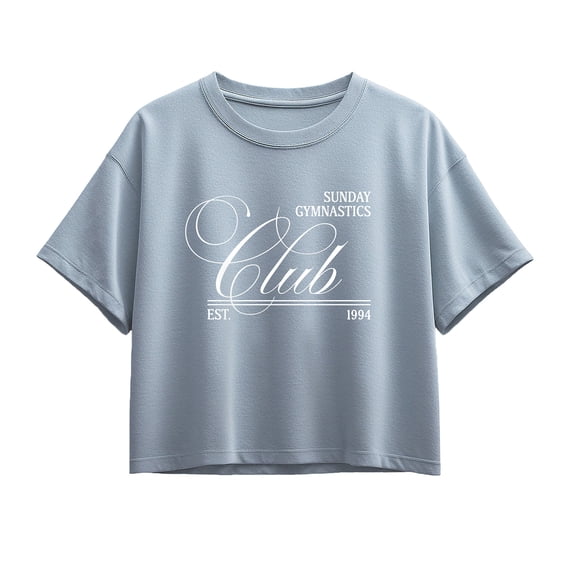 Instant Message - Sunday Gymnastics Club - Youth Girls Boxy T-Shirt