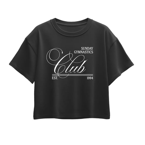 Instant Message - Sunday Gymnastics Club - Youth Girls Boxy T-Shirt