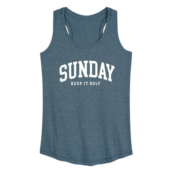 Instant Message - Sunday Keep It Holy - Women's Racerback Tank Top