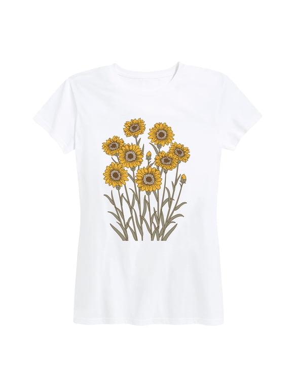 - Sunflower Bunch Women's Short Sleeve Graphic T-Shirt
