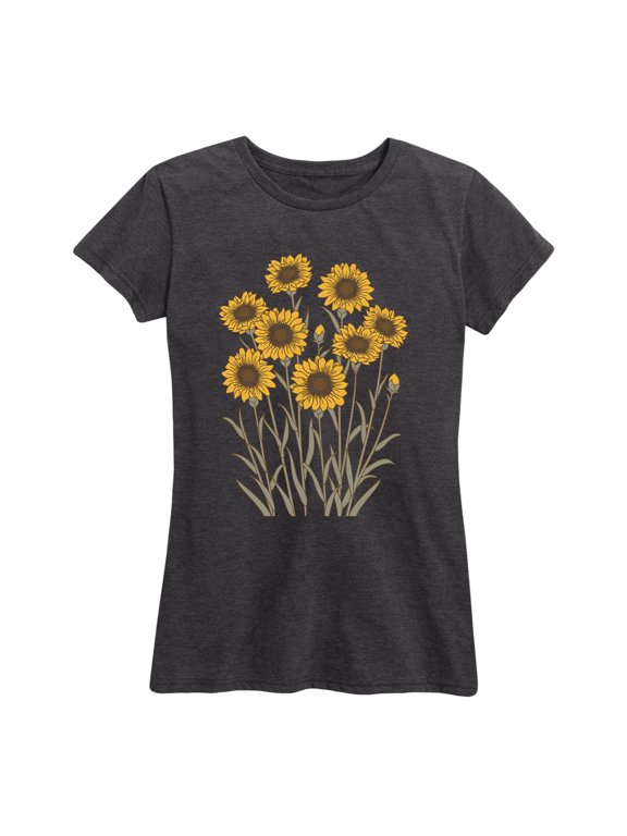 - Sunflower Bunch Women's Short Sleeve Graphic T-Shirt