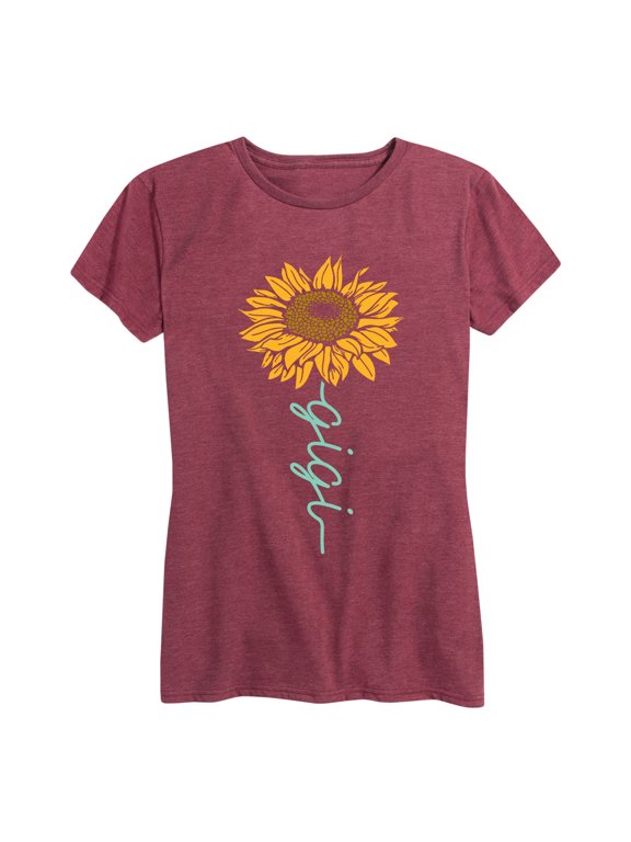 - Sunflower Gigi Women's Short Sleeve Graphic T-Shirt