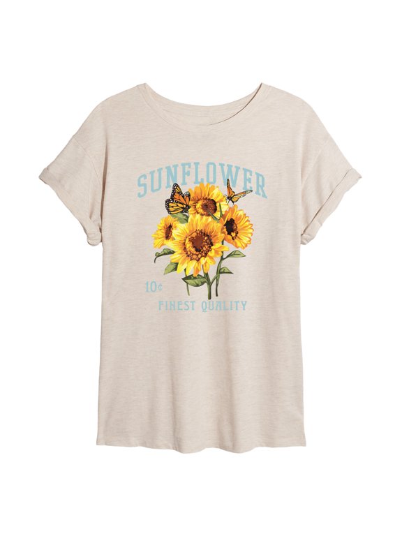 - Sunflower Women's Relaxed Fit T-Shirt
