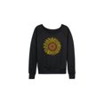 thumbnail image 1 of Instant Message - Sunflower Mandala - Ladies French Terry Long Sleeve Shirt, 1 of 5