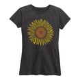 thumbnail image 1 of Instant Message - Sunflower Mandala - Women's Short Sleeve Graphic T-Shirt, 1 of 5