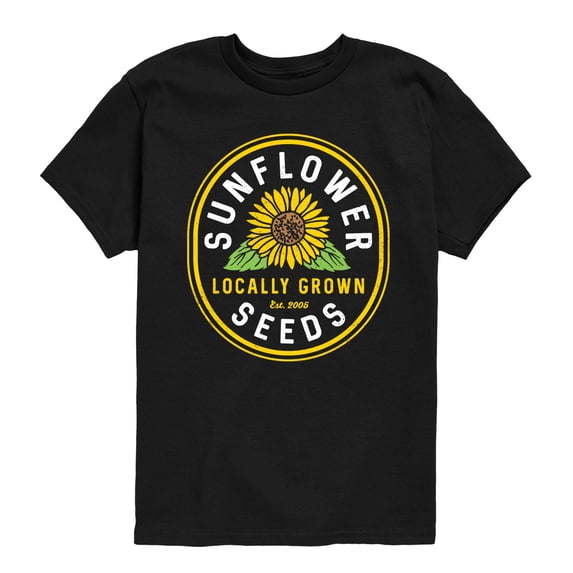 Instant Message - Sunflower Seeds - Youth Boys Short Sleeve Graphic T-Shirt