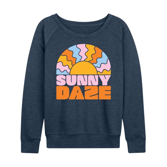 Instant Message - Sunny Daze - Women's Lightweight French Terry Long Sleeve Shirt