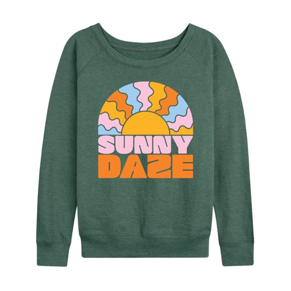 Instant Message - Sunny Daze - Women's Lightweight French Terry Long Sleeve Shirt