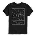thumbnail image 1 of Instant Message - Sunny Vista Line Art Short Sleeve Graphic T-Shirt, 1 of 5