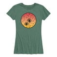 thumbnail image 1 of Instant Message - Sunset Dandelions - Women's Short Sleeve Graphic T-Shirt, 1 of 5