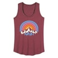 thumbnail image 1 of Instant Message - Sunset Mountains - Women's Racerback Tank Top, 1 of 6
