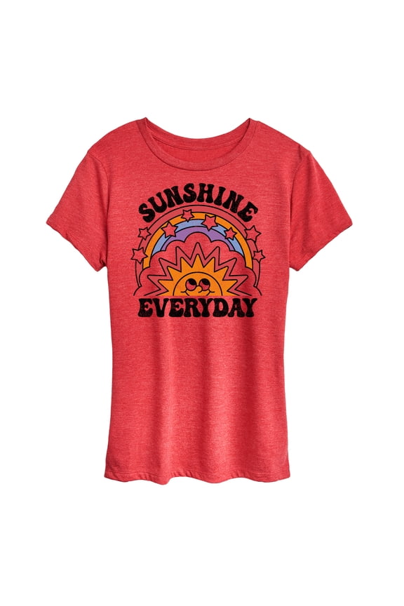 - Sunshine Everyday - Women's Short Sleeve Graphic T-Shirt