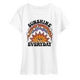 thumbnail image 1 of Instant Message - Sunshine Everyday - Women's Short Sleeve Graphic T-Shirt, 1 of 6